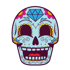 Candy Skull (Blue) - Kromebody