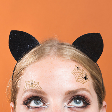 Halloween Party: Spider and Web (Gold) - Kromebody