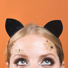 Halloween Party: Spider and Web (Gold) - Kromebody