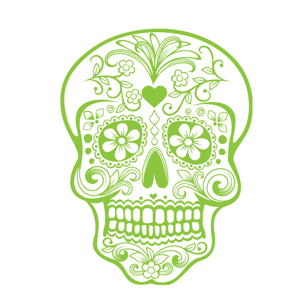 Glow-in-the-dark: Candy Skull - Kromebody