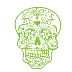 Glow-in-the-dark: Candy Skull - Kromebody
