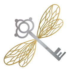 Harry Potter: Winged Flying Keys (Gold & Silver) - Kromebody