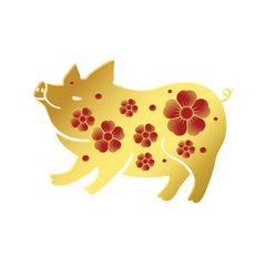 Pig with flowers - Kromebody