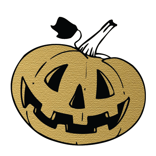 Halloween Party: Smiling Pumpkin (Gold) - Kromebody