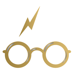 Harry Potter: glasses and bolt (Gold & Silver) - Kromebody