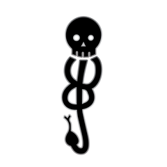 Harry Potter: skull and snake (Silver) - Kromebody