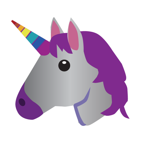 🦄 Unicorn Face Emoji - Kromebody