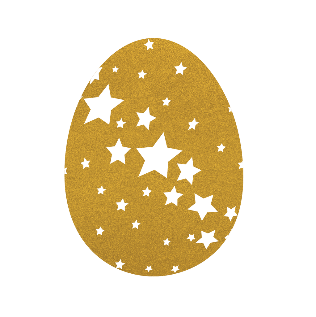Easter Egg With Stars (Gold) - Kromebody