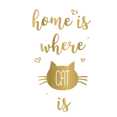 Home is Where Cat is (Gold) - Kromebody