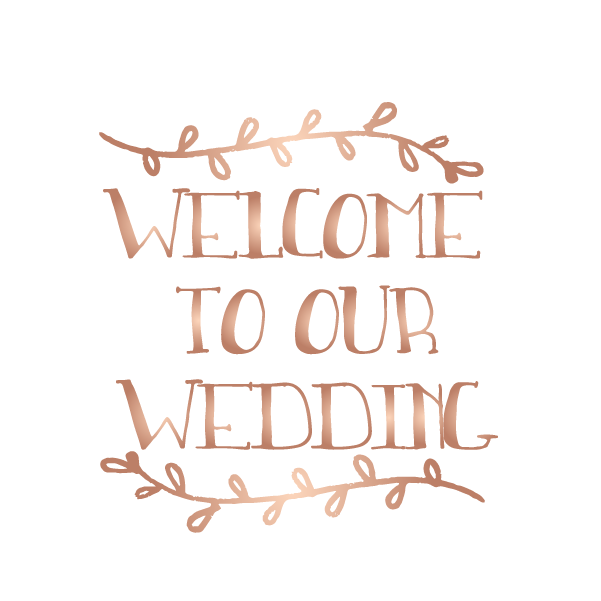Welcome to our wedding - Kromebody