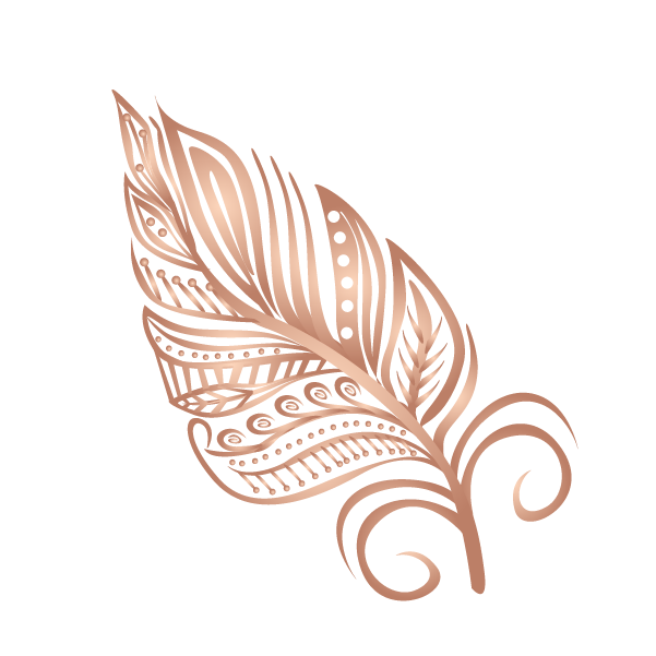 Rose Gold Feather - Kromebody