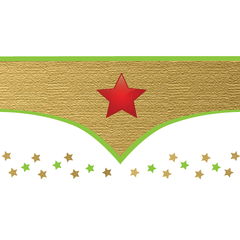 Glow-in-the-dark: Wonder Woman Temporary Face Tattoo - Kromebody
