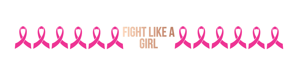 Breast Cancer - Fight Like A Girl Pink Ribbon Bracelet (Rose gold) - Kromebody
