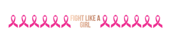 Breast Cancer - Fight Like A Girl Pink Ribbon Bracelet (Rose gold) - Kromebody