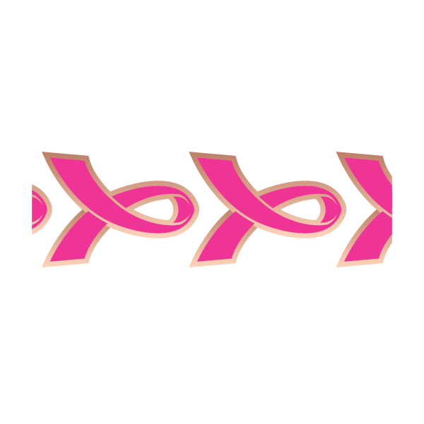 Breast Cancer - Pink Ribbons Bracelet (Rose Gold) - Kromebody