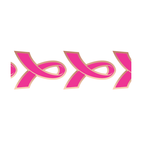Breast Cancer - Pink Ribbons Bracelet (Rose Gold) - Kromebody