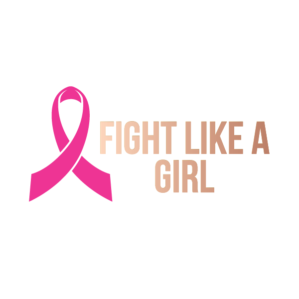 Breast Cancer - Fight Like A Girl (Rose gold) - Kromebody